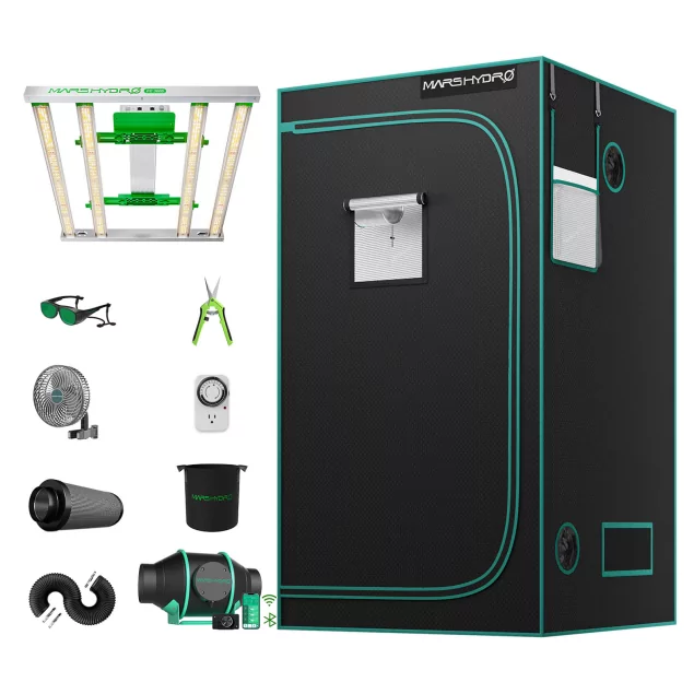 Mars Hydro FC3000 EVO iFresh Komplettset 100x100x180cm Growbox + 300W LED + Carbon Filter