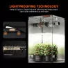 Spider Farmer G300 Komplettset 90x90x180cm Growbox mit 100W LED und Belüftungssystem