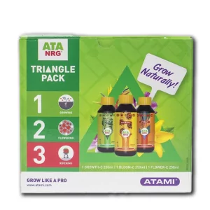 Atami ATA NRG Triangle Pack - Kit complet de nutriments pour une croissance optimale des plantes