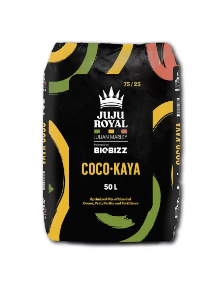 BioBizz Juju Royal Coco Kaya 50L - Substrat de coco premium pour toutes les phases de croissance