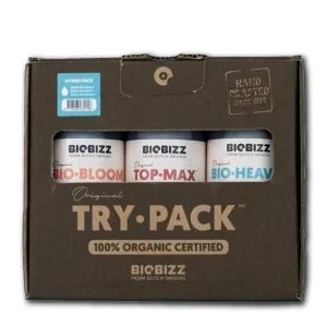 BioBizz Try-Pack Hydro - Kit d'engrais organiques pour la culture hydroponique