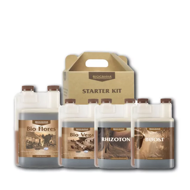 CANNA BioCanna Starterkit - Kit complet pour la culture organique des plantes