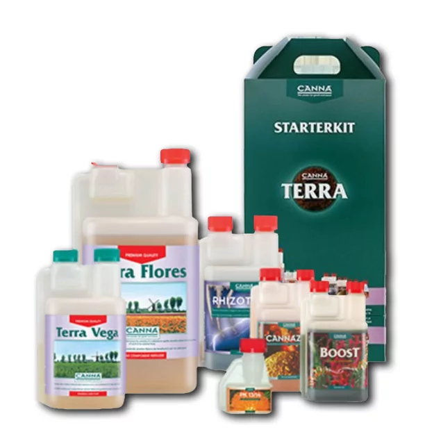 Canna Terra Starterkit - Kit complet pour réussir la culture de plantes en terre