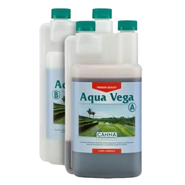 CANNA Aqua Vega A+B - Hochwertiger Wachstumsdünger für Hydrokultur