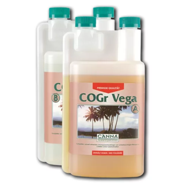 Canna COGr Vega A+B - Hochwertiger Wachstumsdünger für COGr-Substrate