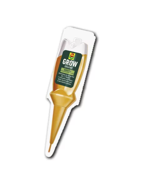 COMPO Grow Organic Booster Ampulle 30ml - Biologisches Pflanzenstärkungsmittel für gesunde