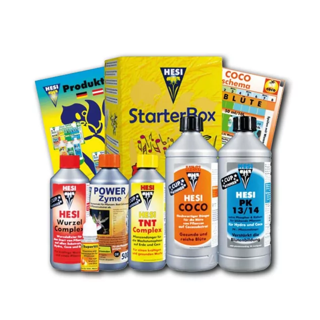 Hesi StarterBox Coco - Kit complet pour une culture réussie sur substrat de coco