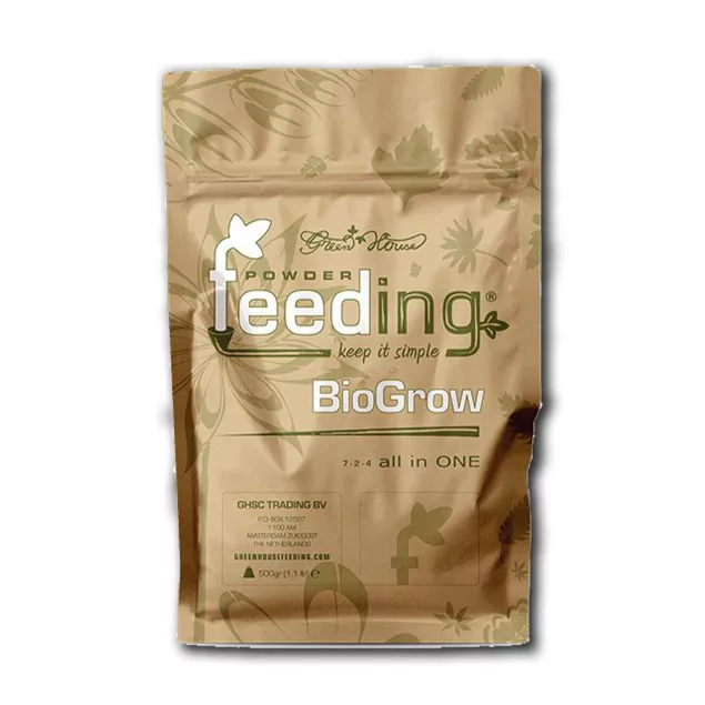 Green House Feeding BioGrow 1 kg - Engrais organique pour une croissance vigoureuse des plantes