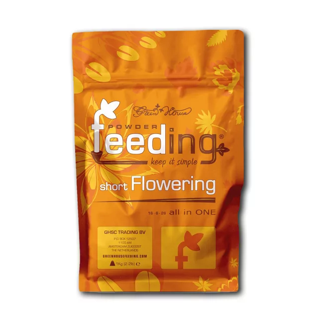 Green House Feeding Short Flowering - Engrais spécial pour les plantes à floraison courte