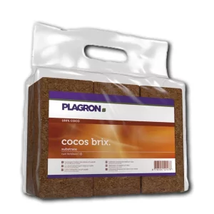 Plagron Cocos Brix 9L - Blocs de coco compacts pour une croissance optimale des plantes