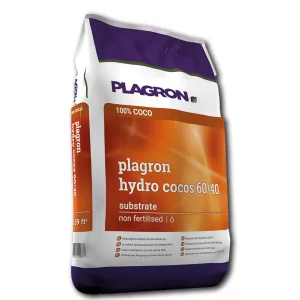 Plagron Hydro Cocos 60/40 45L - Mélange optimal pour la croissance des racines et l'apport de nutriments