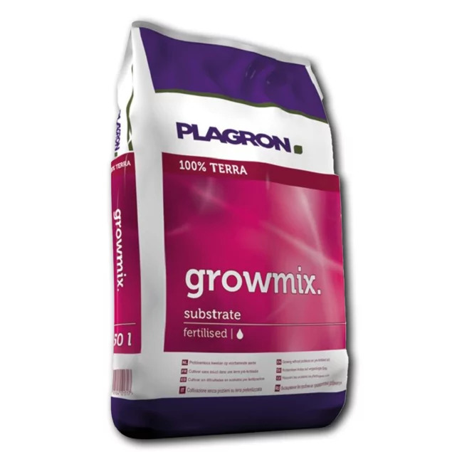 Plagron Grow Mix mit Perlite - Vorgedüngte Erde für kräftiges Wachstum