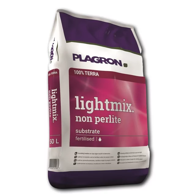 Plagron Light Mix ohne Perlite 50L - Leicht gedüngte Erde für kontrolliertes Wachstum