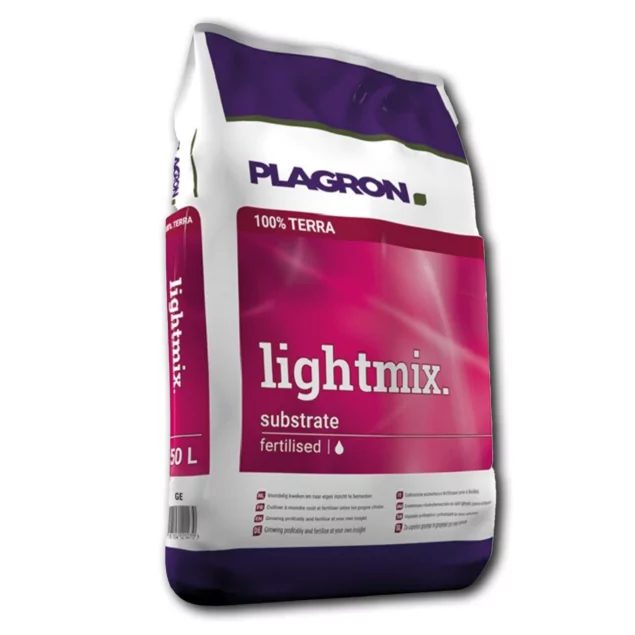 Plagron Light Mix mit Perlite - Leicht gedüngte Erde für kontrolliertes Wachstum