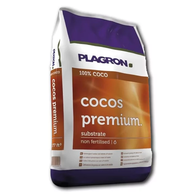 Plagron Cocos Premium 50L - Substrat de coco de haute qualité au pH neutre
