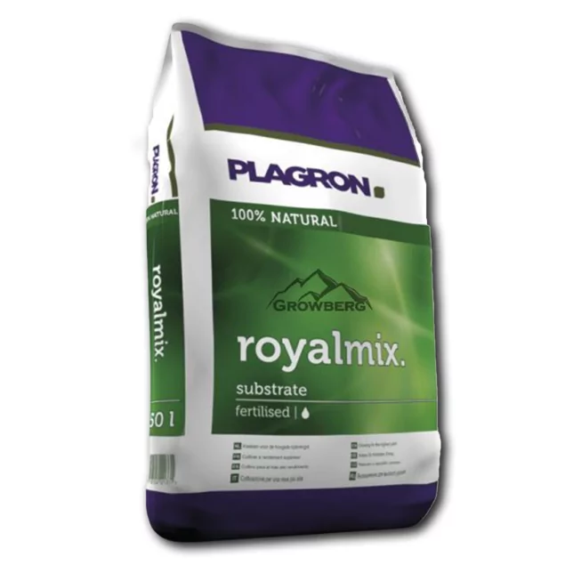 Plagron Royal Mix 50L - Terreau bio avec engrais longue durée pour une croissance vigoureuse