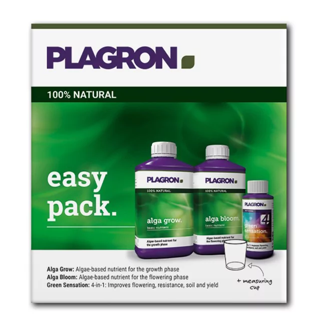 Plagron Easy Pack 100% Natural - Komplettset für organischen Pflanzenanbau