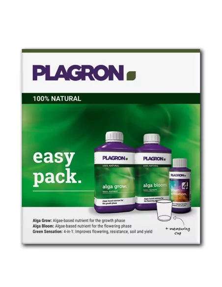 Plagron Easy Pack 100% Natural - Kit complet pour la culture organique de plantes