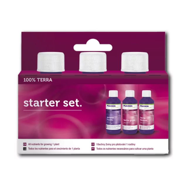 Plagron Starter Set 100% Terra - Kit complet pour la culture en terre
