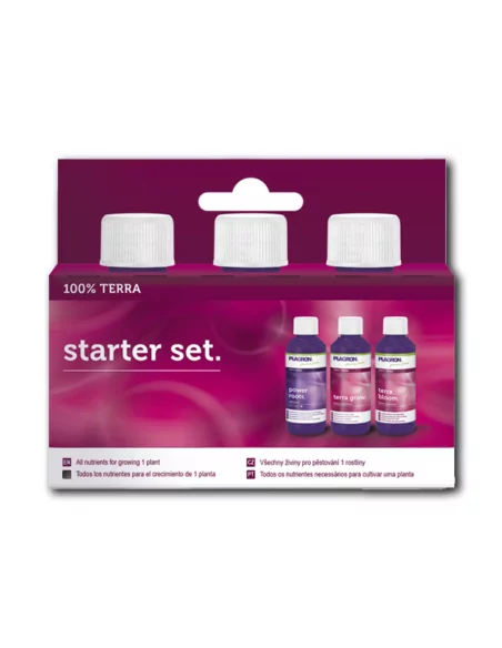 Plagron Starter Set 100% Terra - Kit complet pour la culture en terre