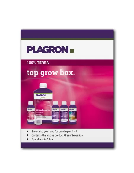 Plagron Top Grow Box Terra - Komplettset für reichhaltige Ernten auf Erde