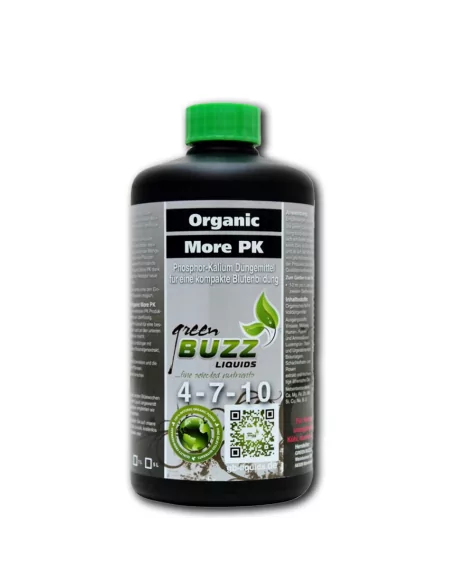 Green Buzz Nutrients Organic More PK - Organischer Blütendünger für kräftige Blüten
