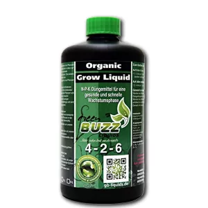 Green Buzz Nutrients Organic Grow Liquid - Organic growth fertiliser for strong plants