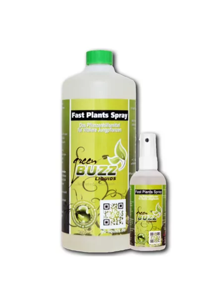 Green Buzz Nutrients Fast Plants Spray - Organisches Spray für schnelles Wachstum und B
