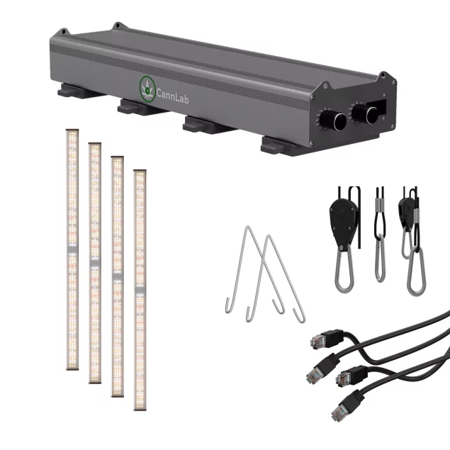 Cannlab LED grow lamp 320W + UV30W - espectro completo, Samsung & Osram, controlador