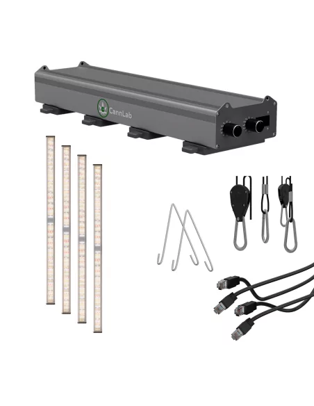 Cannlab LED lampa 320W + UV30W - plné spektrum, Samsung & Osram, řídicí jednotka