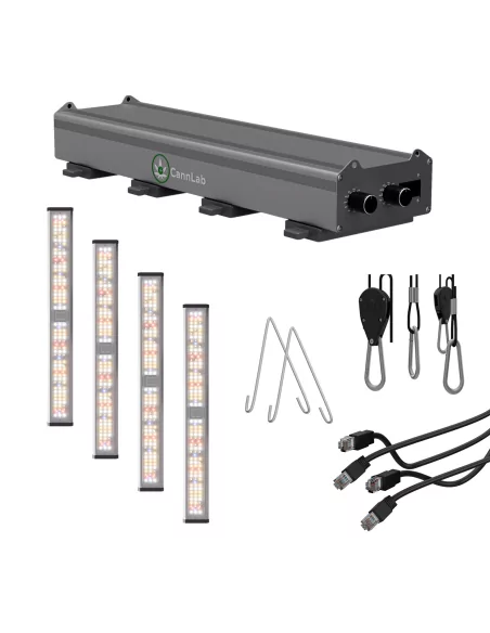 Cannlab LED Grow Lampe 240W + UV30W - spectre complet, Samsung & Osram, contrôleur