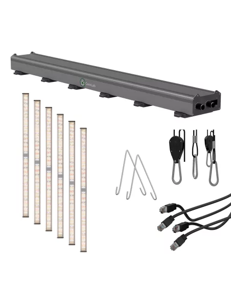 Cannlab LED kweeklamp 640W + UV60W - volledig spectrum, Samsung & Osram, controller