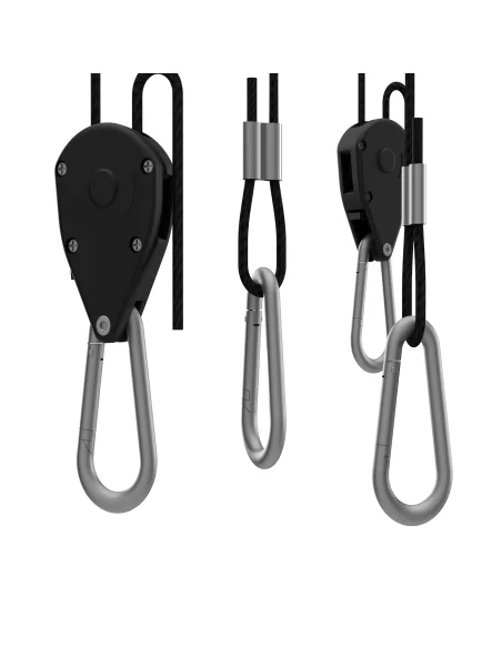 Cannlab Lift Hanger - Juego de suspensión para carpas de cultivo, juego de 2, 30 kg de capacidad de carga