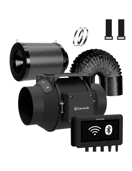 Cannlab Pro40 Growbox Komplettset – 140×70×200 cm, LED 320W, Lüftung