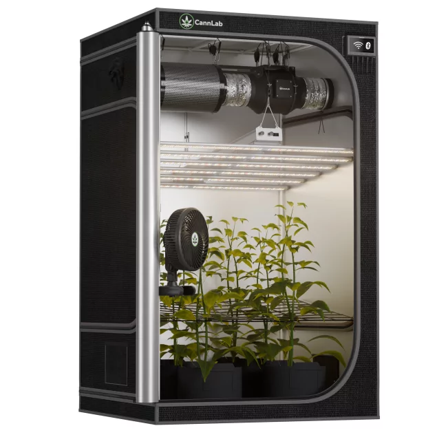 Cannlab Pro60 Grow Kit – Komplettset mit Growbox 120×120, IQ-6 Lüftung & Zubehör für Profi