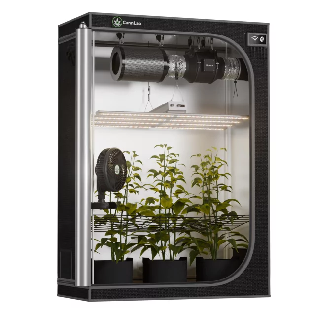 Cannlab Pro40 Growbox Komplettset – 140×70×200 cm, LED 320W, Lüftung