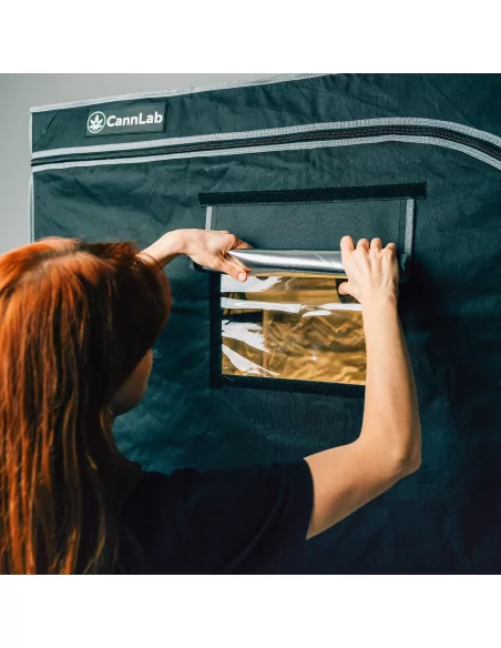 Kompletní sada pěstebního boxu Cannlab Pro40 - 140 × 70 × 200 cm, LED 320W, ventilace