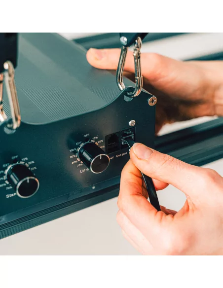 Cannlab IQ-4 inline ventilatorset - EC motor, actief koolstoffilter & WiFi-bediening